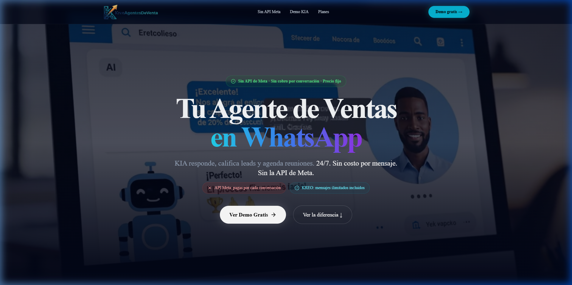 Agentes de Venta 24/7 — Automatización Conversacional