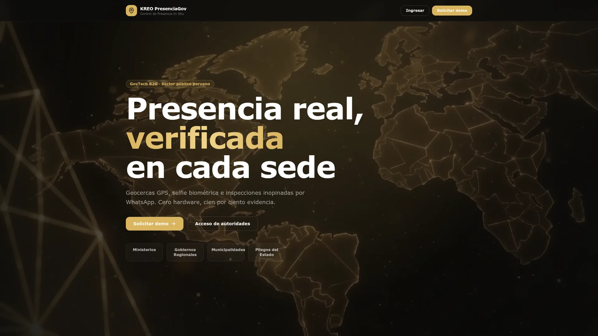 KREO PresenciaGov — GovTech B2G
