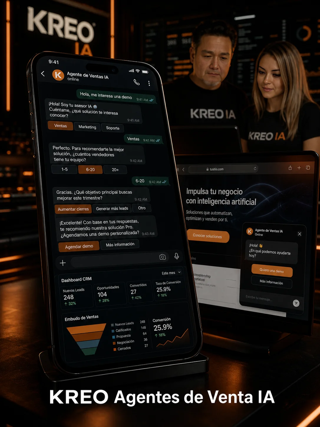 KREO Agentes de Venta IA
